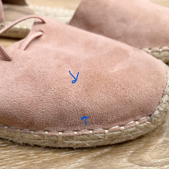 Eileen Fisher Suede Espadrilles Shoes 10 Zippered Jute D'Orsay Lee - Picture 10 of 10